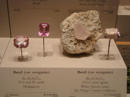 morganite au british museum